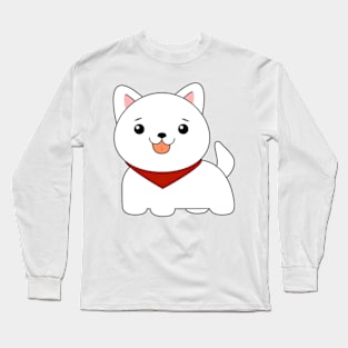 Puppy, Sweet Cute Dog, Dog, Woof Woof, Husky Long Sleeve T-Shirt